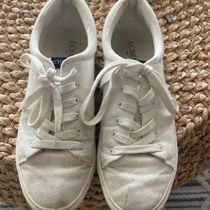 White J Crew Sneakers